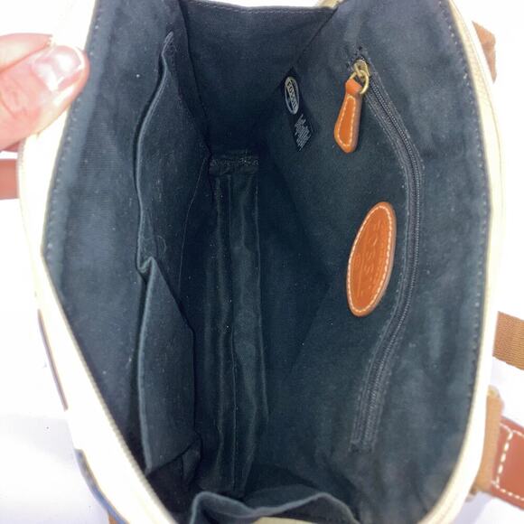 FOSSIL SMALL COATTED CANVAS BLUEPRINT CROSSBODY BAG (ASIS) - Picture 10 of 16